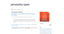 Desktop Screenshot of personalitytypist.com